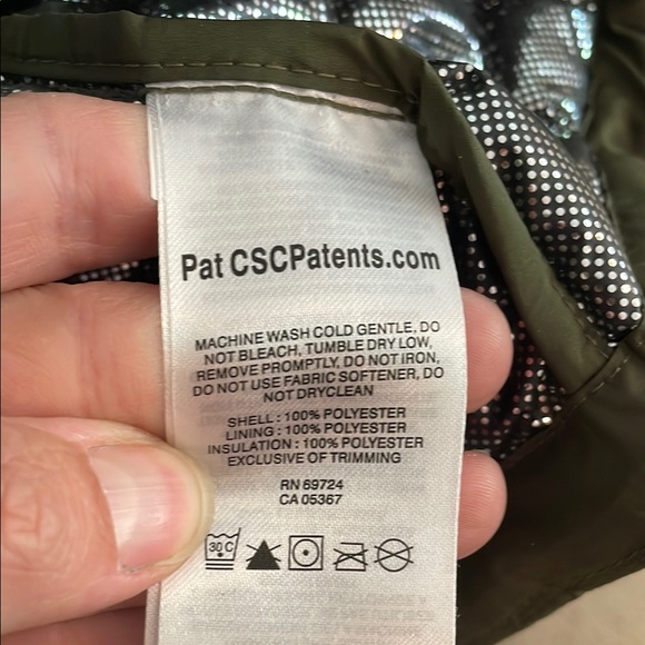 Columbia Green Puffer Jacket Weather-Resistant Quilted Design - Picture 3 of 5